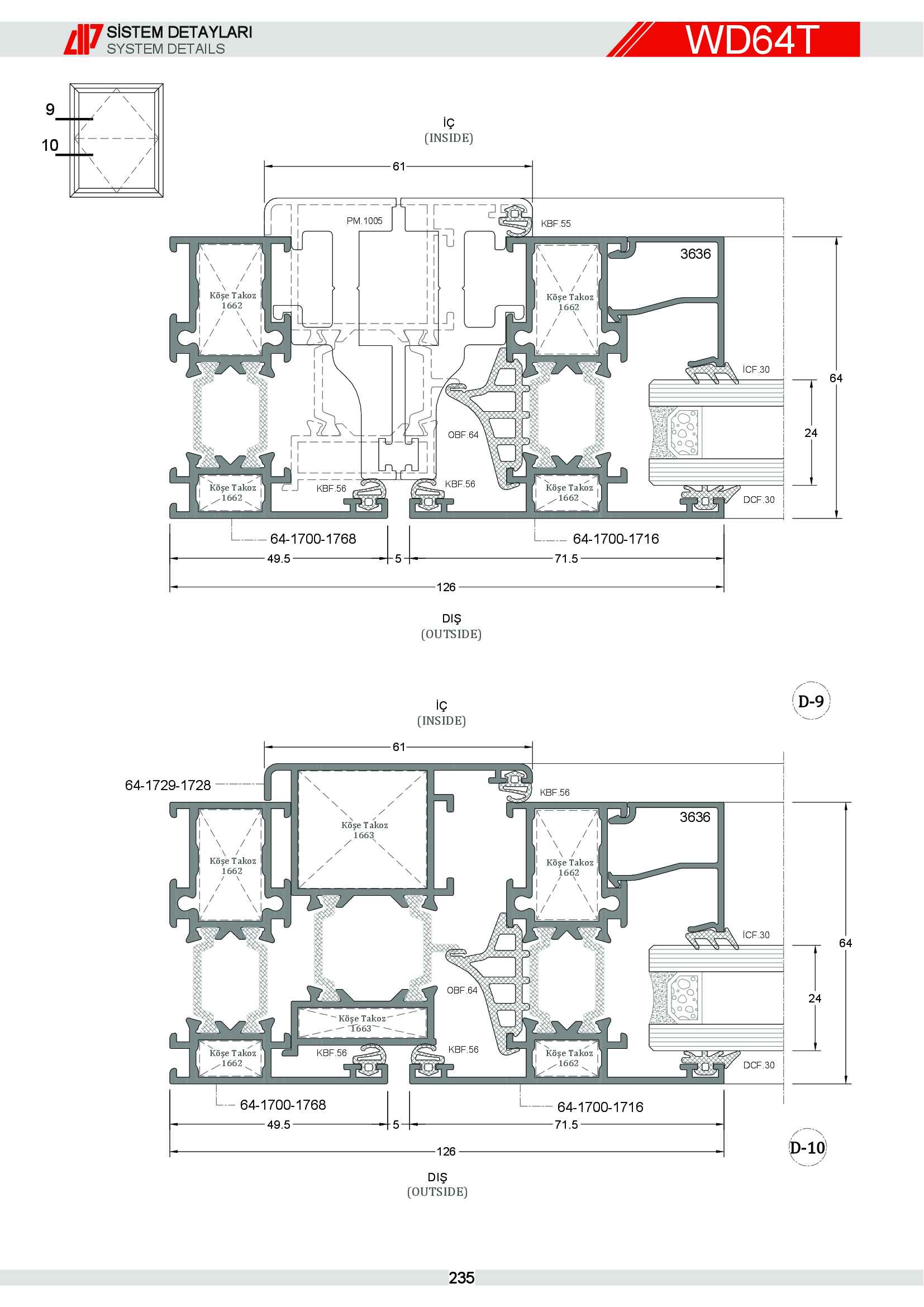 S 64 Yalıtımlı Alüminyum 76